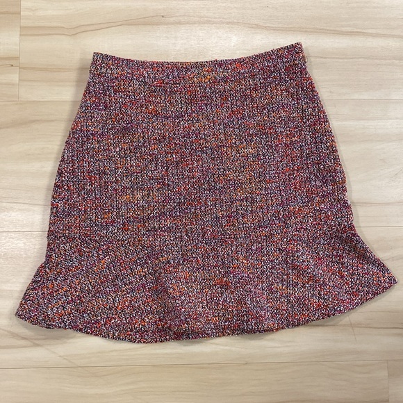 Loft Tweed Peplum Skirt Size 4 - Picture 4 of 13
